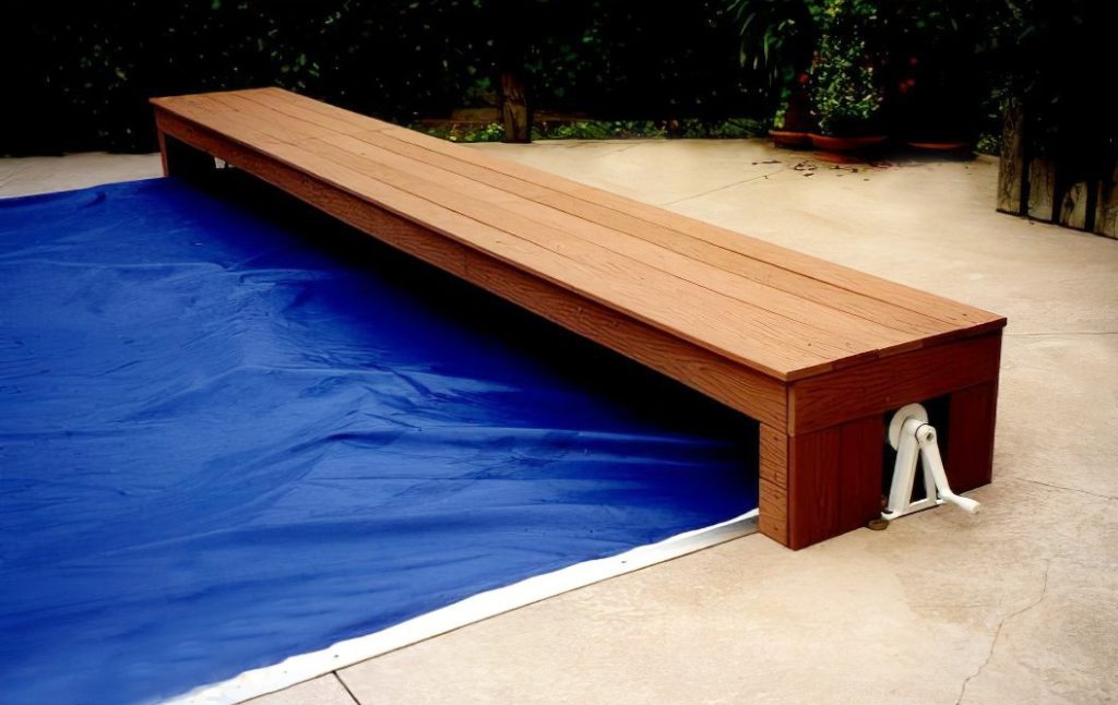 manual-pool-cover bench in Vancouver and Kelowna